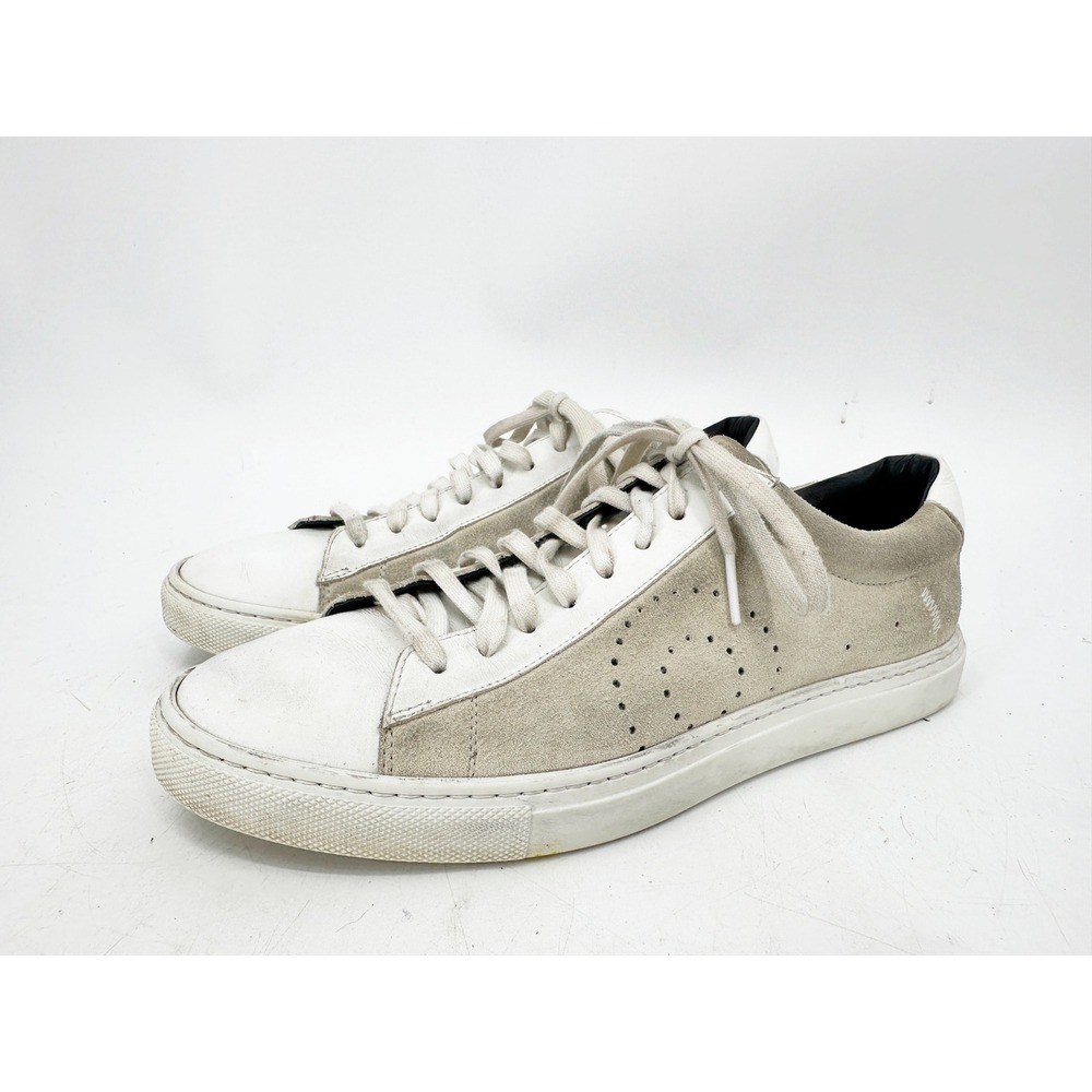 Oliver Cabell Low 1 Sneakers Size 39 White Cream Luxury Leather Suede Italian